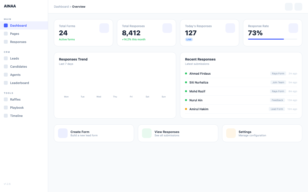 CRM & Lead Capture Engine